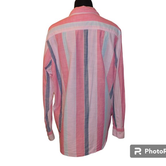 Frank & Eileen - Eileen Relaxed Button Up Shirt Woven In Italy Size Medium - Picture 7 of 14